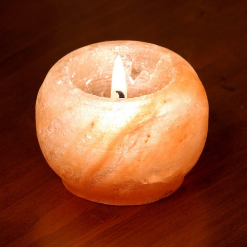 Rock Salt Candle Holder (Set of 2)