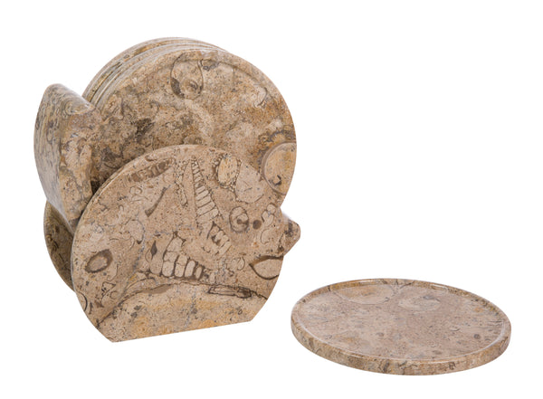 Fossil Stone Coaster Set - Marble Products International