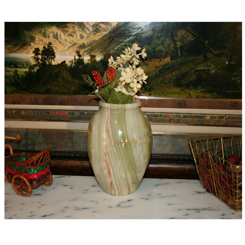 Flower Vase- Multi Onyx - Marble Products International
