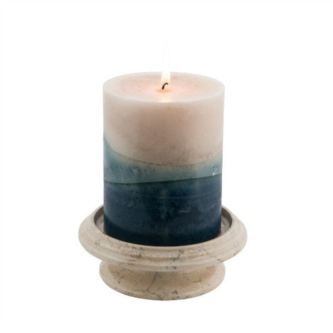 Tray Candle Holder- Cameo - Marble Products International